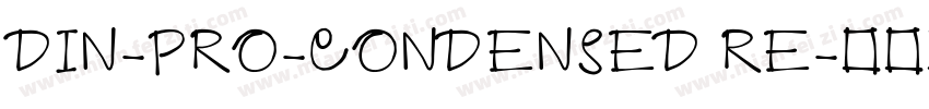DIN-PRO-CONDENSED RE字体转换